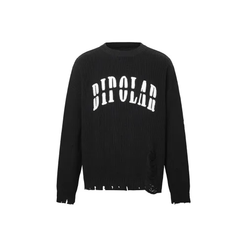 BIPOLAR Sweater Unisex Black Gray