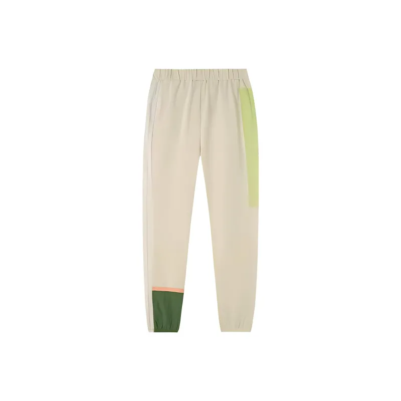 Le Coq Sportif Knitted Sports Pants Women's Original White-1