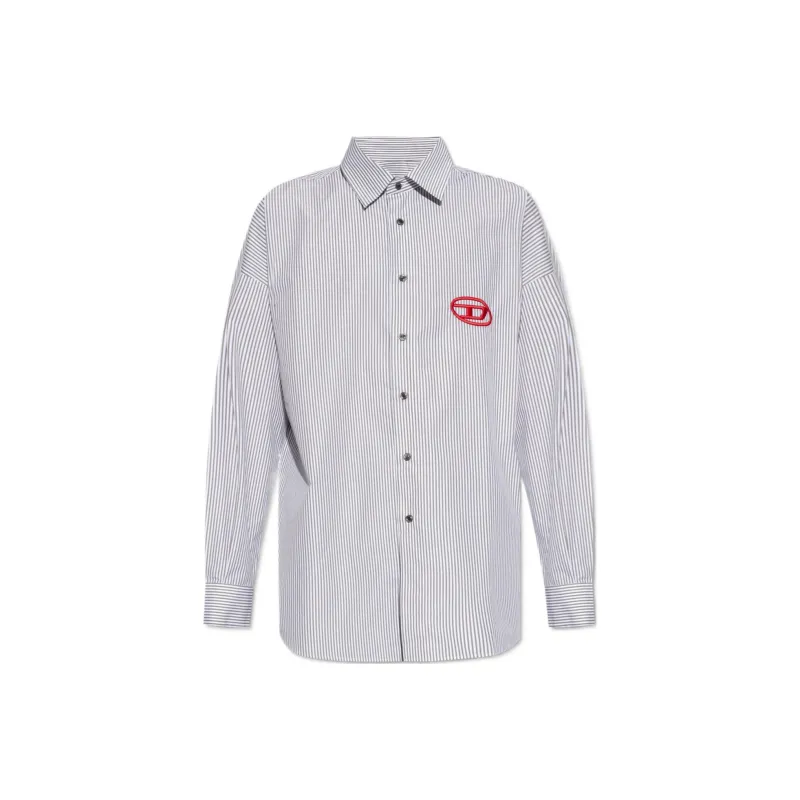 DIESEL S Douber Striped Shirt-0