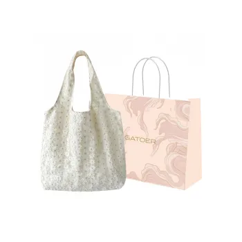 GATOER Polyester Shoulder Bag Women's Ecru