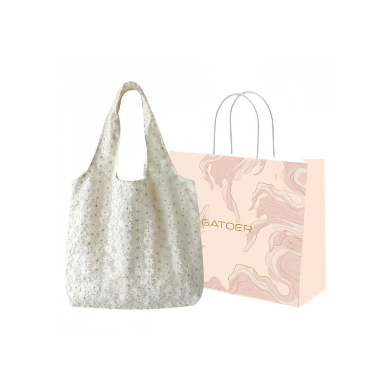 GATOER Polyester Shoulder Bag Women's Ecru-2