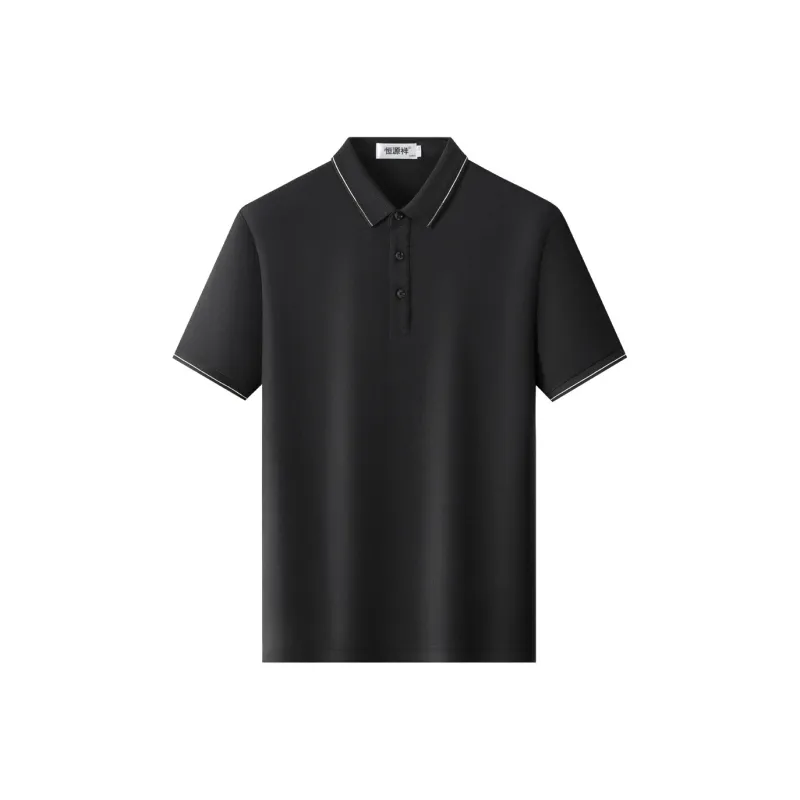 H YXIANG Polo Shirts Men-6
