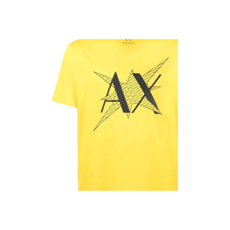 ARMANI EXCHANGE T Shirts Men Yellow-4