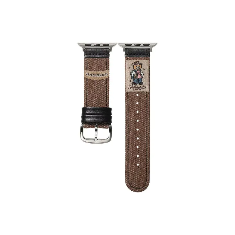 IKYOU Apple Compatibility Watch Band Genuine Leather Material-7