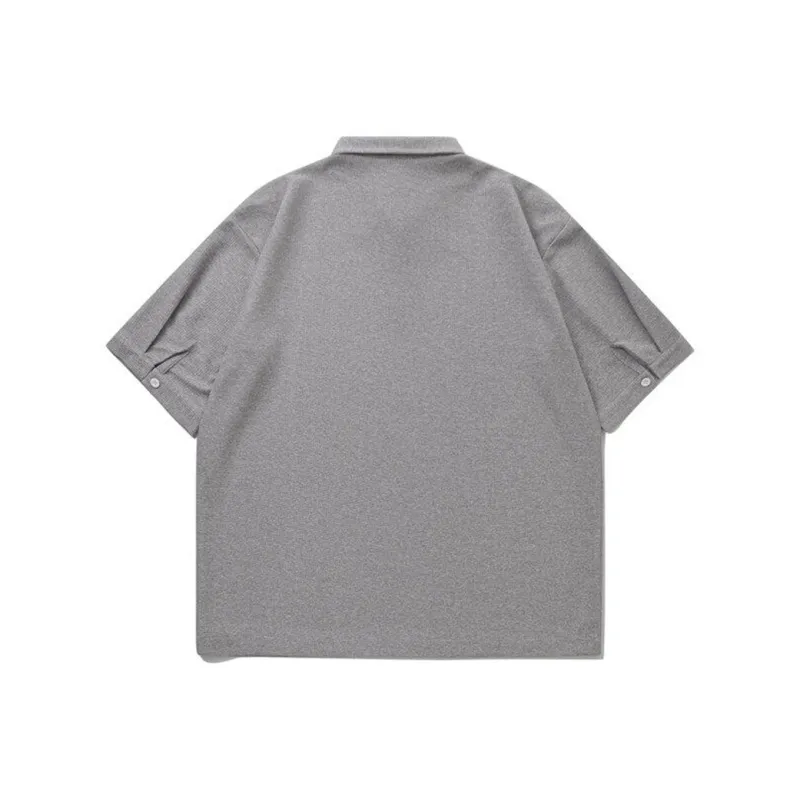 WARNING LIGHT Polo Shirt Unisex Black-5