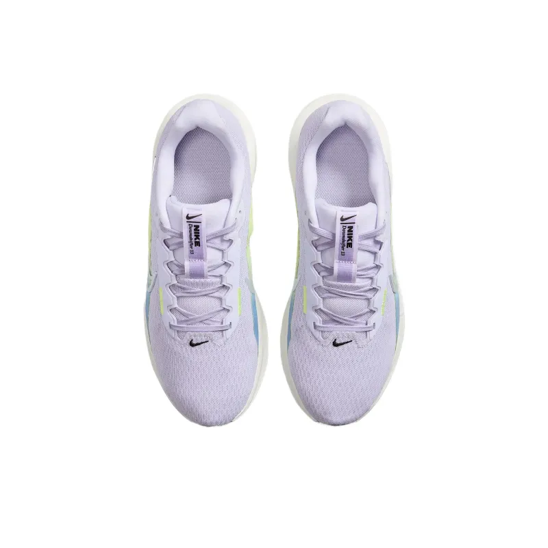 Nike Downshifter 13 Amethyst Tint Hydrangeas Glacier Blue Metallic Silver Women's-3