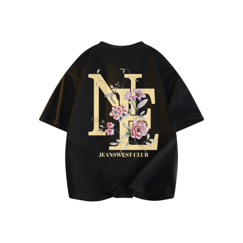 JEANSWEST CLUB T Shirt Unisex Black-0