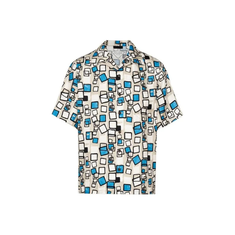 PRADA Shirts Men Blue-0
