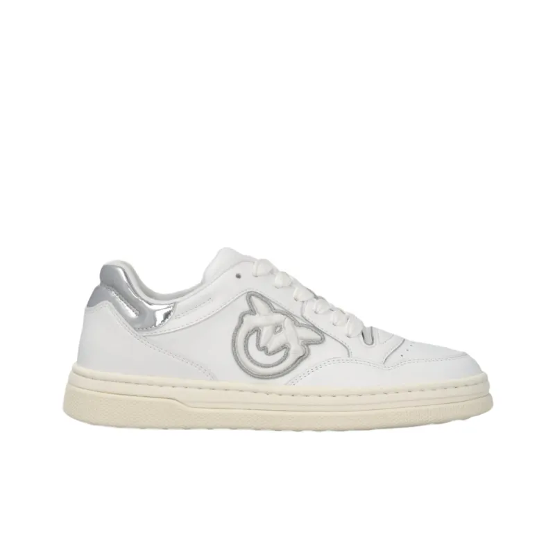 PINKO Low Top Skateboard Shoes Women's White-1
