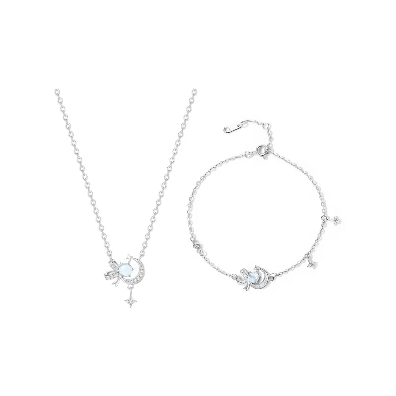 CHINA GOLD 999 Fine Silver Necklaces Women's-5