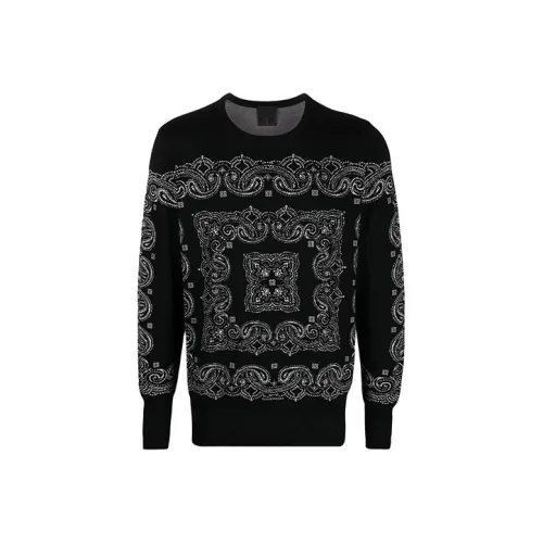 Givenchy Paisley Jacquard Silk Knitwear Sweater