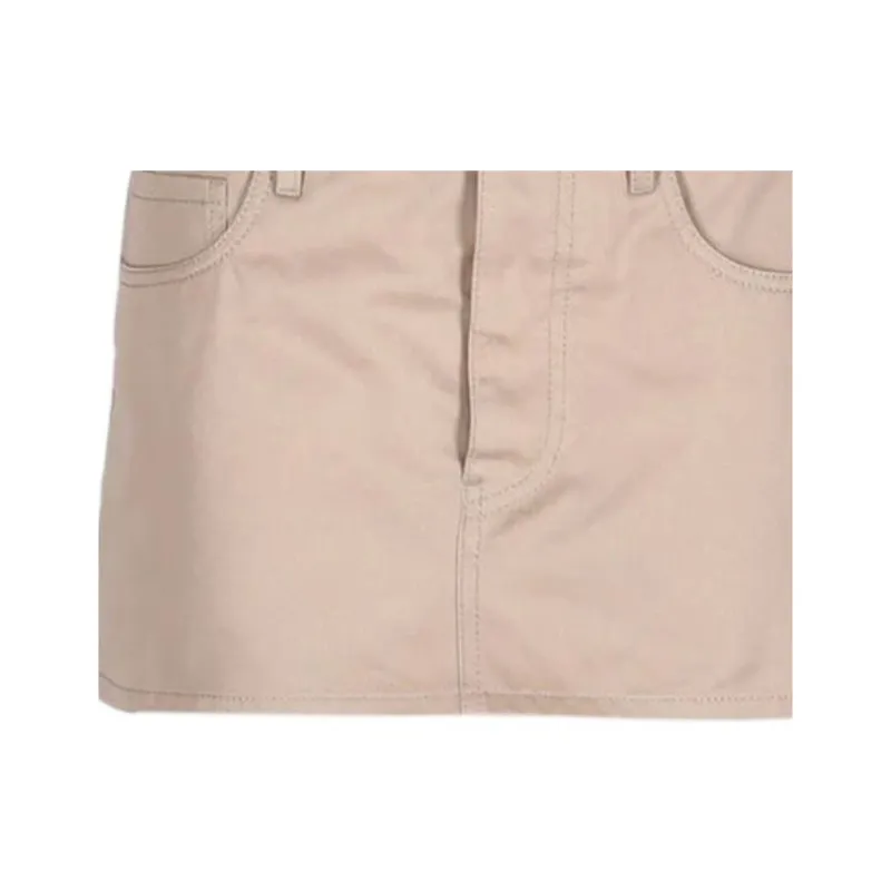 MIU MIU Casual Short Skirts Women's Khaki-4