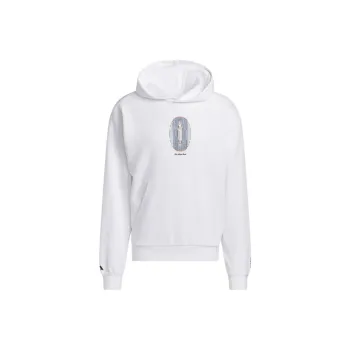 Adidas Dame PG Hoodie Sweatshirt Men's White