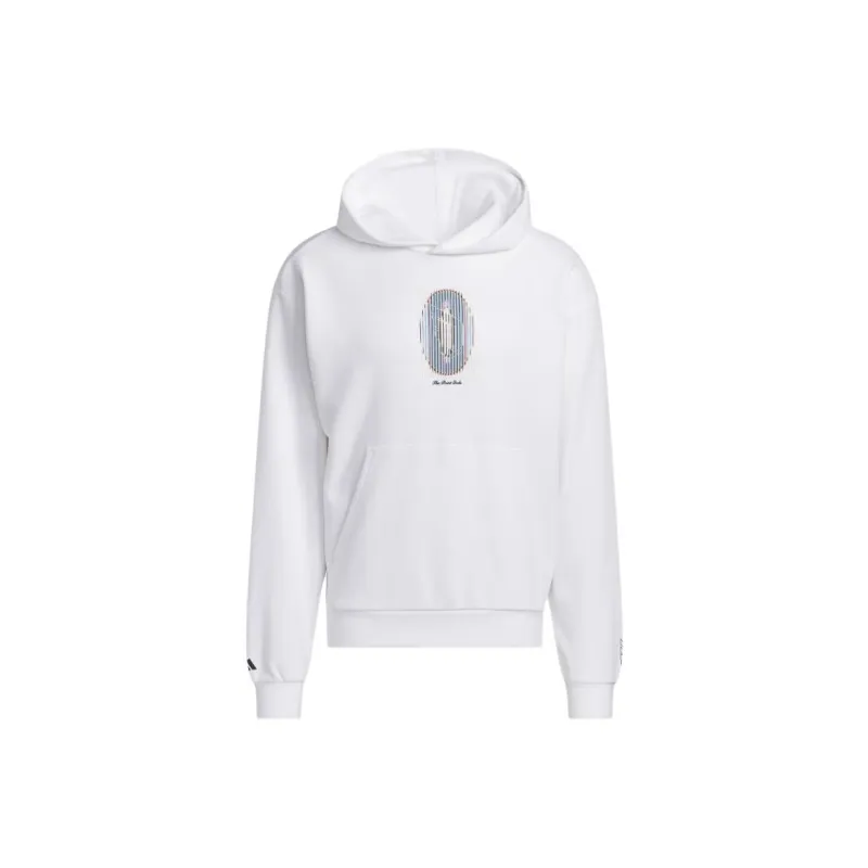 Adidas Dame PG Hoodie Sweatshirt Men's White-0
