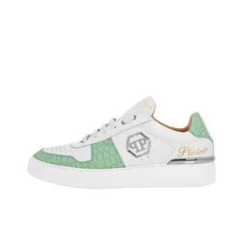 PHILIPP PLEIN Slip Resistant Low Top Skateboard Shoes Unisex Green