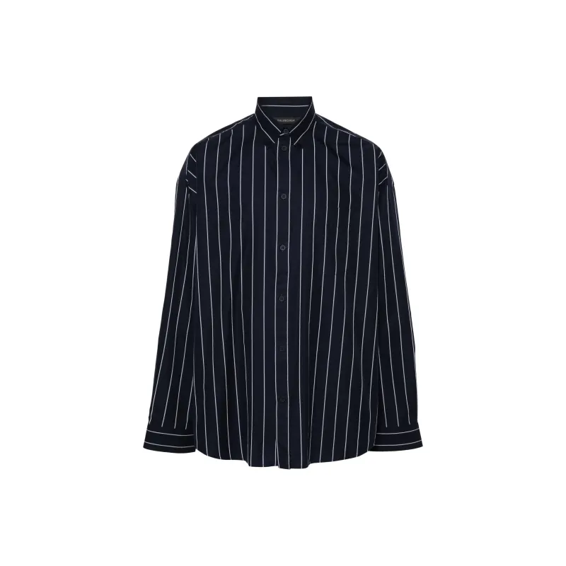 Balenciaga Pinstriped Shirt-0