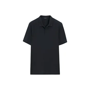 Massimo Dutti Polo Shirt Men's Marine Blue