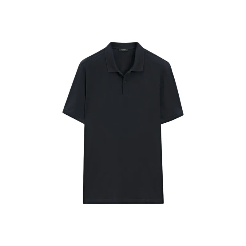 Massimo Dutti Polo Shirt Men's Marine Blue-0