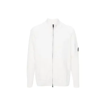 C.P.Company Lens embellished Cardigan
