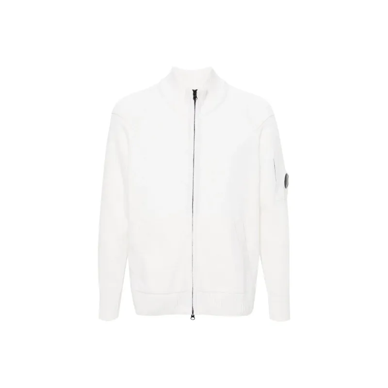 C.P.Company Lens embellished Cardigan-0