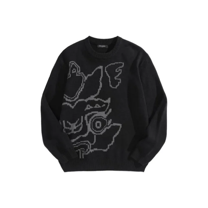 PEACEBIRD MEN Sweaters Unisex Black-0