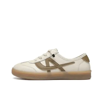 ZHR Flat White Sneakers Wear resistant And Lightweight Low Top Skateboard Shoes Women's