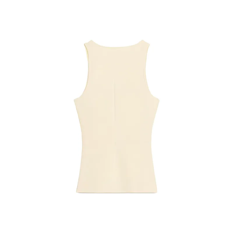 ZARA Tank Tops Women's Cream-1