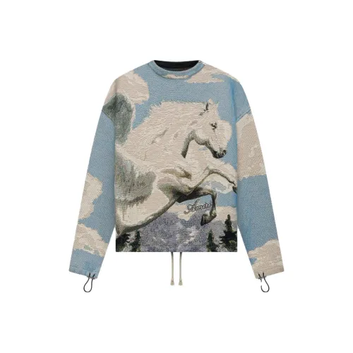 AMIRI Sweaters Men Light Blue