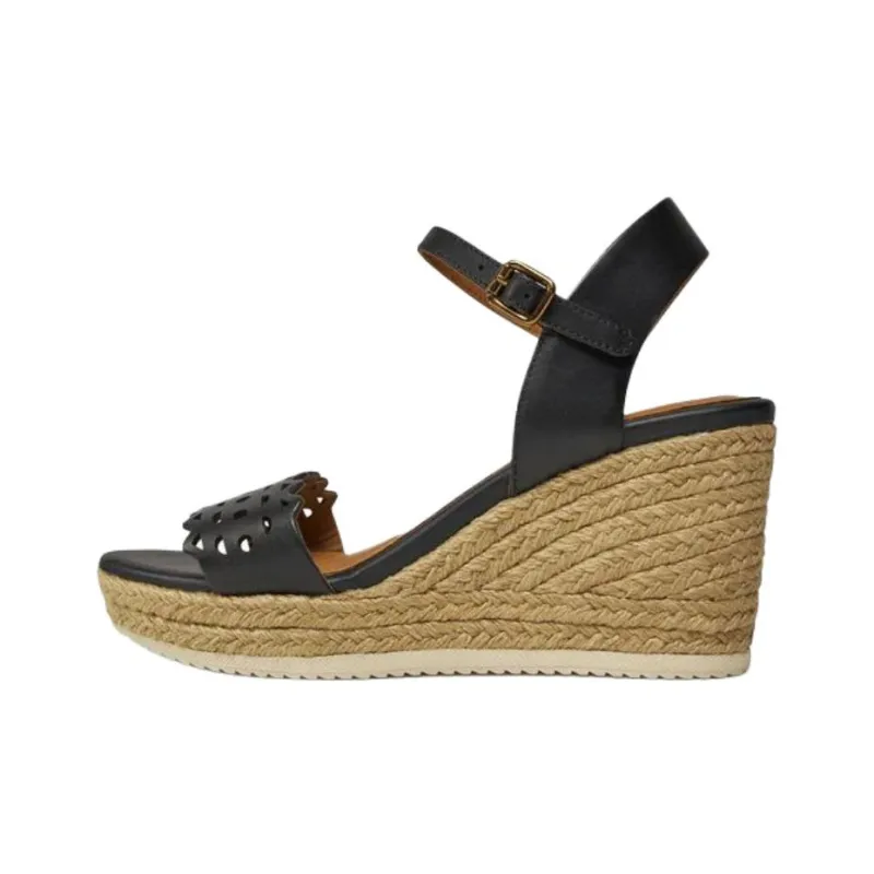 GEOX Ponza One Strap Sandals 7.5cm Women's Black-0