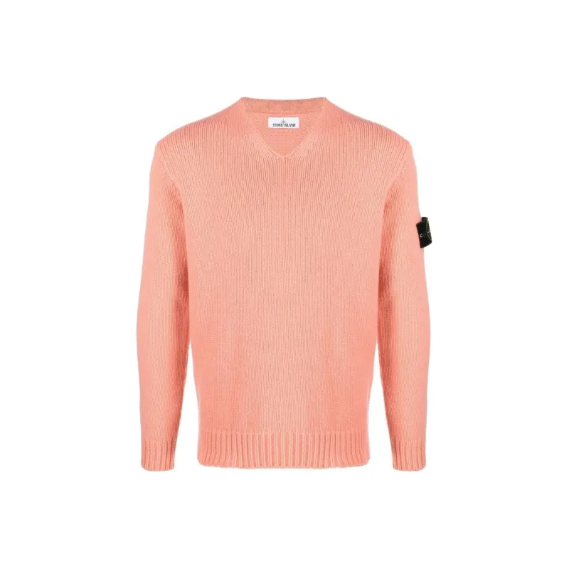 STONE ISLAND FW22 Sweater Unisex Coral-0