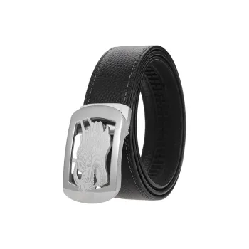YUZHAOLIN Cow Leather Belts Men's Width 3.8CM