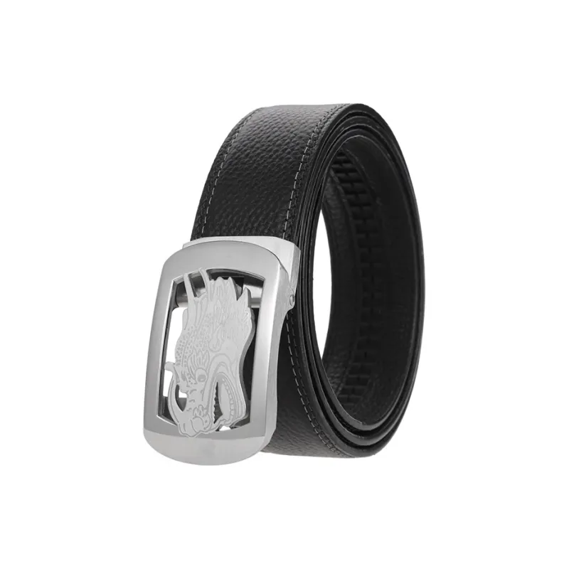 YUZHAOLIN Cow Leather Belts Men's Width 3.8CM-0