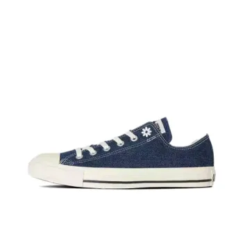 Converse All Star Anti Slip Wear Resistant Low Top Skateboard Shoes Unisex Dark Blue