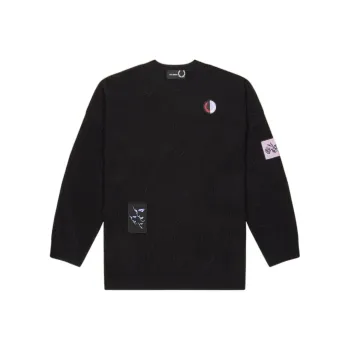 Fred Perry X RAF SIMONS Sweaters Men Black