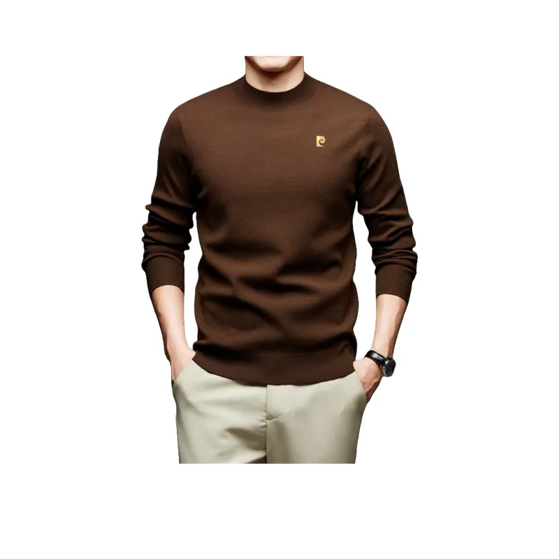 PIERRE CARDIN Sweater Men's Light Tea Brown-4