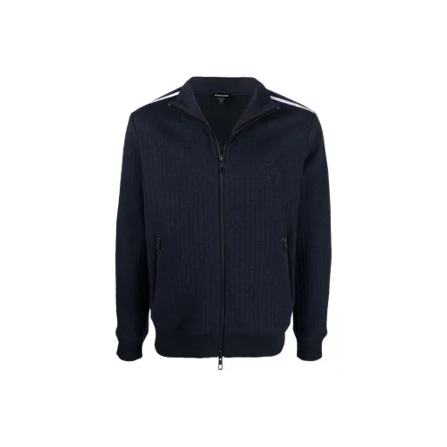 GIORGIO ARMANI Side Stripe Detail Sweater