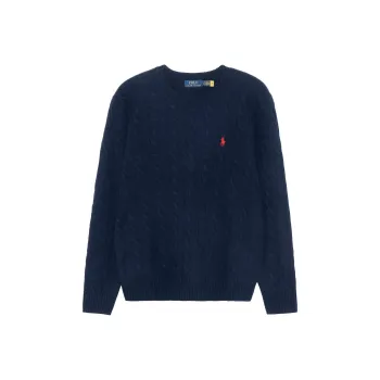 Polo Ralph Lauren Pony Embroidered Cable Knit Jumper