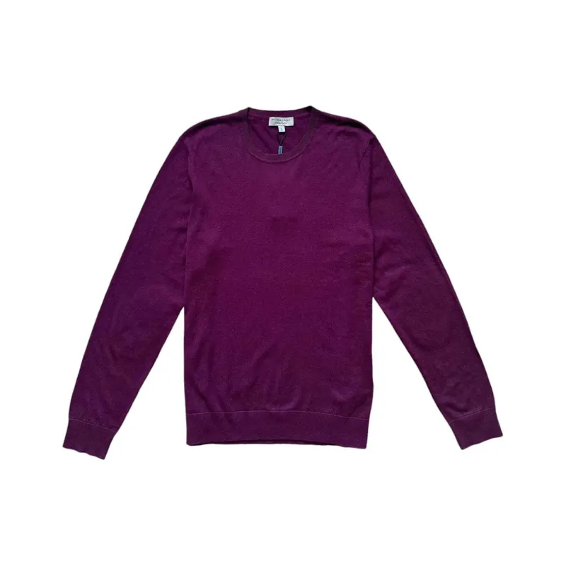 Burberry Cashmere Blend Vintage Check Elbow Patch Sweatshirt-0