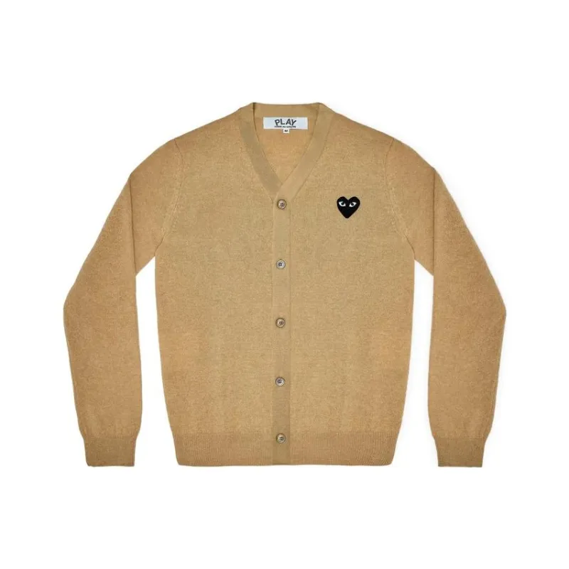 CDG Play SS24 Sweater Unisex Top Light Camel-0