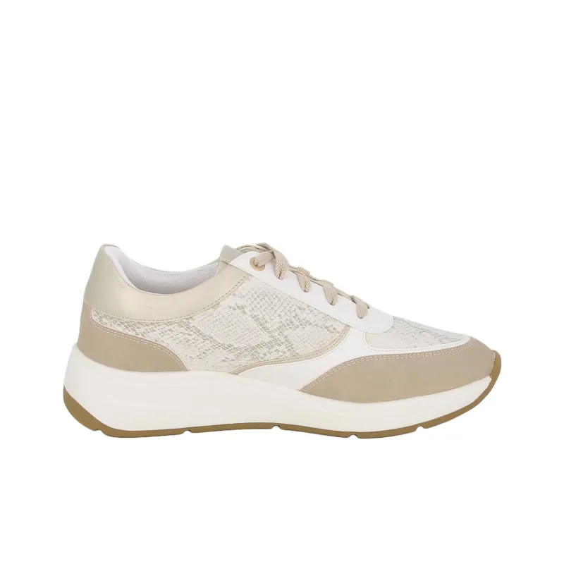 GEOX Cristael Low Top Casual Shoes Women's Beige Umber-1