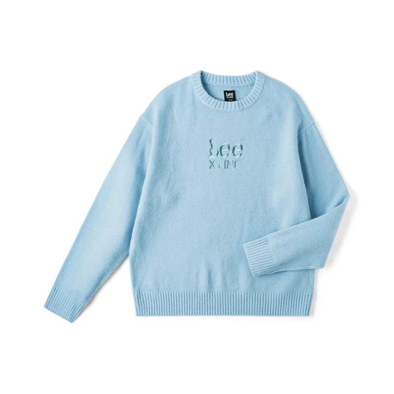 Lee FW24 Sweater Unisex Sky Blue-0