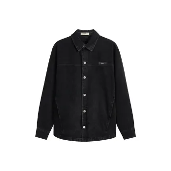CHINISM Shirt Unisex Black Denim