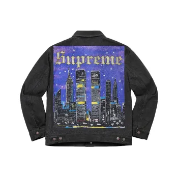 Supreme New York Painted Trucker Jacket