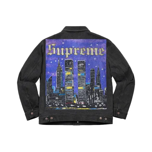 Supreme New York Painted Trucker Jacket