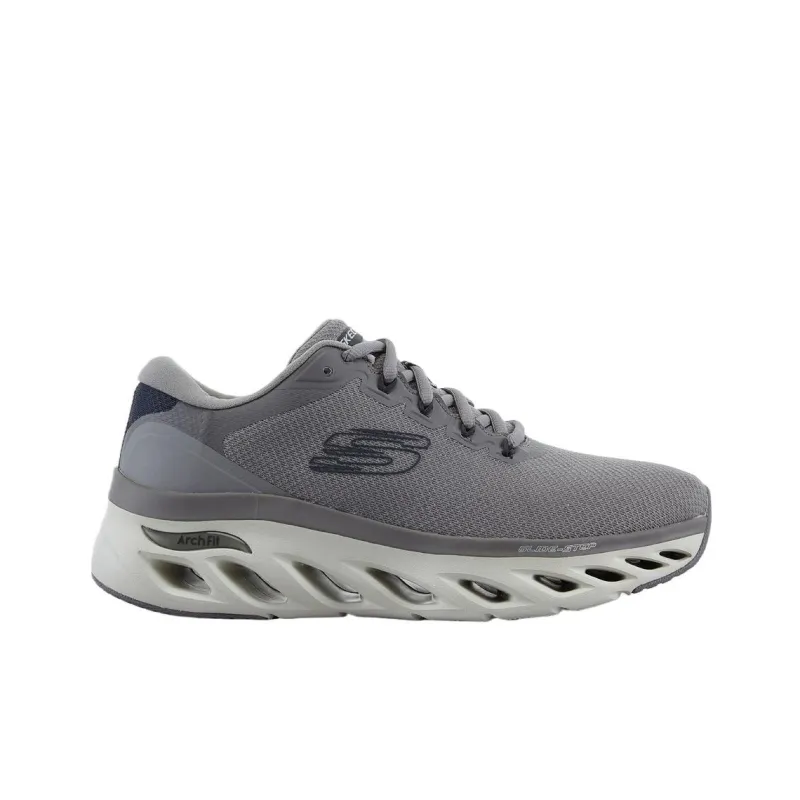 Skechers ArchFit Slip Resistant, Abrasion Resistant, Breathable Low Top Casual Shoes Men's Gray-1