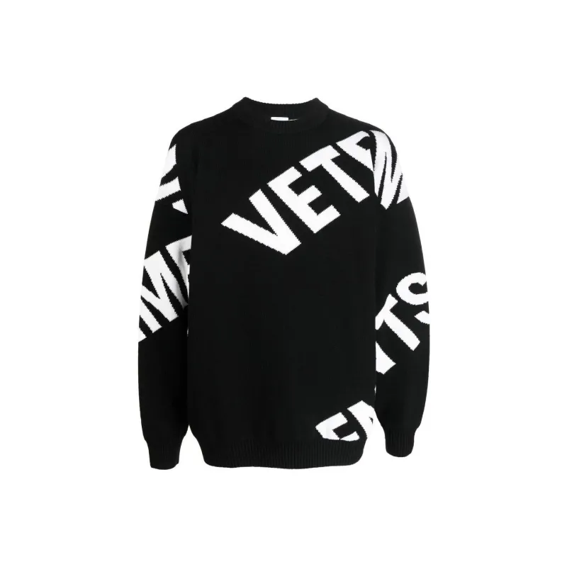 Vetements Sweaters Men Black-0
