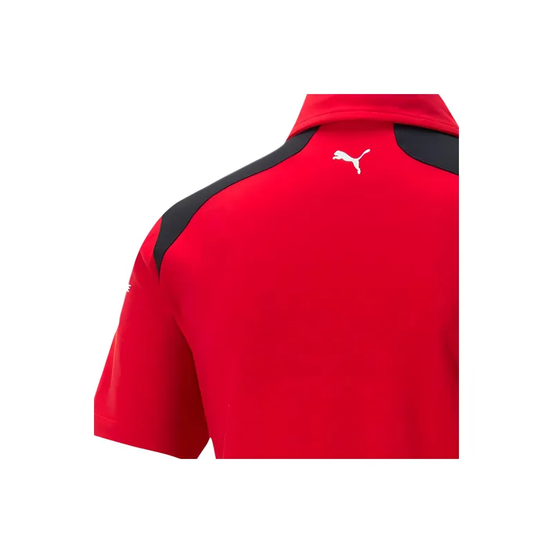 PUMA Scuderia Ferrari 2023 Team Replica Polo Shirt Women's Race Red-3
