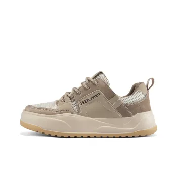 JEEP SPIRIT Outdoor Commute Skateboard Shoes Unisex Low Top Natural Deer