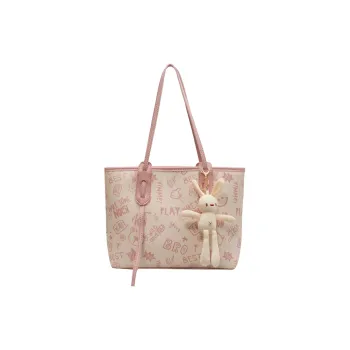 FCTOSSR PU Shoulder Bag Tote Women's Pink Red Blue Black