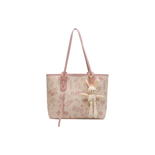 FCTOSSR PU Shoulder Bag Tote Women's Pink Red Blue Black